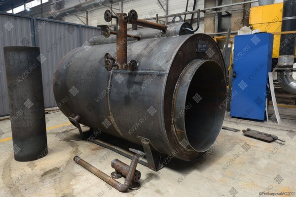 Парогенератор на мазуте 700 кг в час изготовление